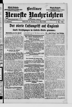 Berliner Neueste Nachrichten vom 04.04.1916