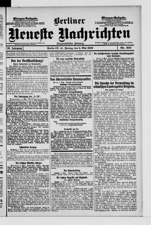 Berliner Neueste Nachrichten vom 05.05.1916