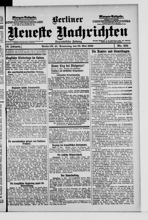 Berliner Neueste Nachrichten vom 18.05.1916