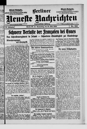 Berliner Neueste Nachrichten vom 18.05.1916