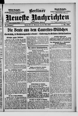 Berliner Neueste Nachrichten vom 31.05.1916