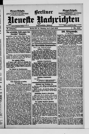 Berliner Neueste Nachrichten vom 02.07.1916
