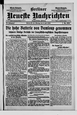 Berliner Neueste Nachrichten vom 03.07.1916