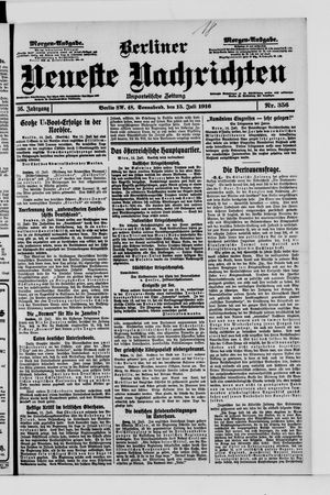 Berliner Neueste Nachrichten vom 15.07.1916