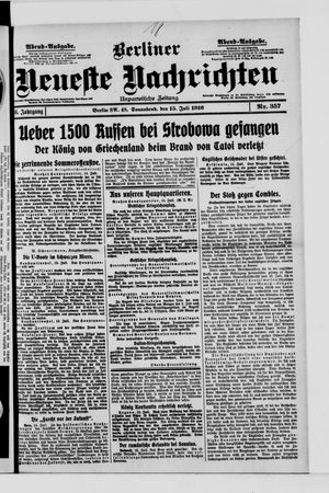 Berliner Neueste Nachrichten vom 15.07.1916