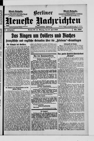 Berliner Neueste Nachrichten vom 17.07.1916