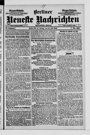Berliner Neueste Nachrichten vom 21.07.1916