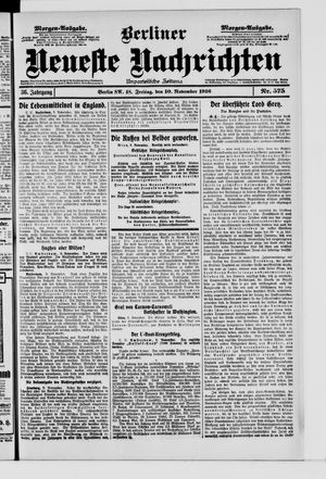 Berliner Neueste Nachrichten vom 10.11.1916