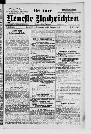 Berliner Neueste Nachrichten vom 23.11.1916