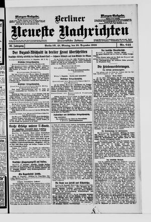 Berliner Neueste Nachrichten on Dec 18, 1916