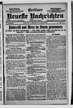 Berliner neueste Nachrichten vom 03.01.1917