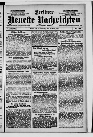 Berliner Neueste Nachrichten vom 06.03.1917