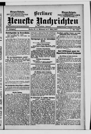 Berliner neueste Nachrichten vom 07.03.1917