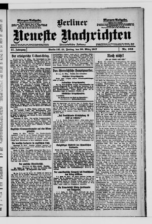 Berliner neueste Nachrichten vom 30.03.1917