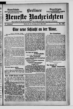 Berliner Neueste Nachrichten vom 06.05.1917