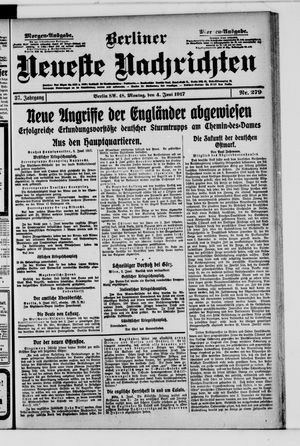 Berliner Neueste Nachrichten vom 04.06.1917