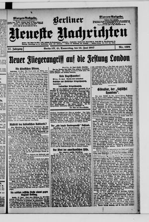 Berliner Neueste Nachrichten vom 14.06.1917