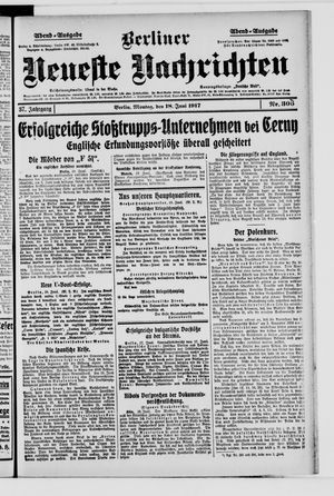 Berliner Neueste Nachrichten vom 18.06.1917