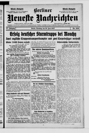 Berliner Neueste Nachrichten vom 19.06.1917