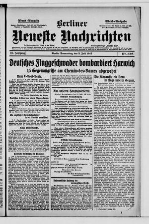 Berliner Neueste Nachrichten vom 05.07.1917