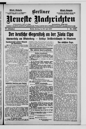 Berliner Neueste Nachrichten vom 20.07.1917