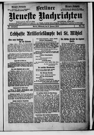 Berliner Neueste Nachrichten vom 02.01.1918
