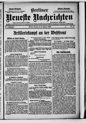 Berliner Neueste Nachrichten vom 04.01.1918