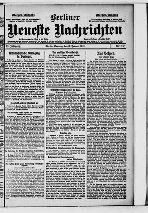 Berliner Neueste Nachrichten vom 06.01.1918