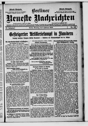 Berliner Neueste Nachrichten vom 05.02.1918