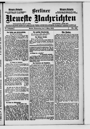 Berliner Neueste Nachrichten vom 07.03.1918