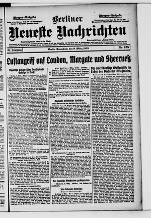 Berliner Neueste Nachrichten on Mar 9, 1918