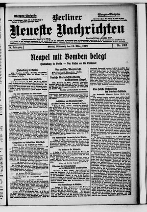 Berliner Neueste Nachrichten vom 13.03.1918