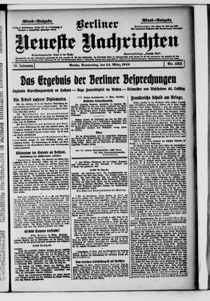 Berliner Neueste Nachrichten vom 14.03.1918