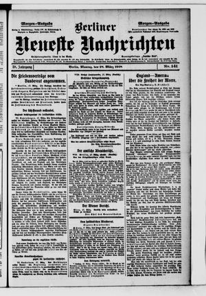 Berliner Neueste Nachrichten vom 18.03.1918