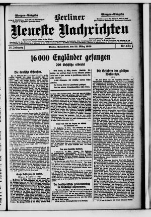 Berliner Neueste Nachrichten vom 23.03.1918