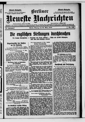 Berliner Neueste Nachrichten vom 25.03.1918