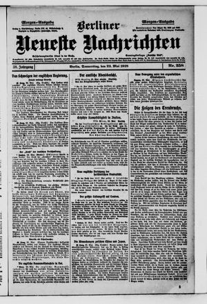Berliner Neueste Nachrichten on May 23, 1918