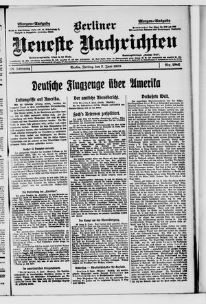 Berliner Neueste Nachrichten vom 07.06.1918