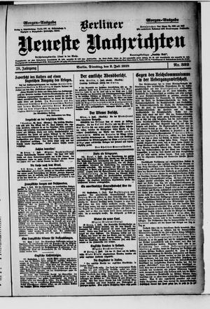 Berliner Neueste Nachrichten vom 02.07.1918