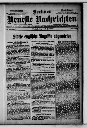 Berliner Neueste Nachrichten on Jul 5, 1918