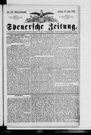 Spenersche Zeitung vom 28.06.1872