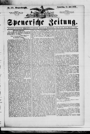 Spenersche Zeitung vom 11.07.1872