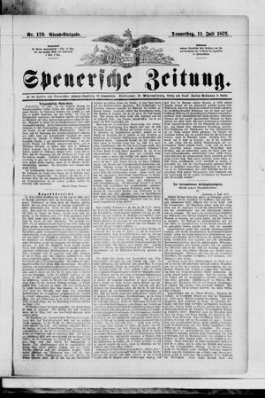 Spenersche Zeitung vom 11.07.1872