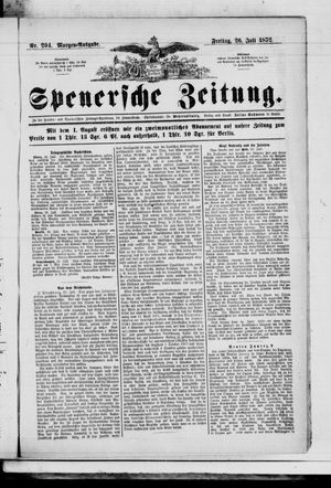 Spenersche Zeitung vom 26.07.1872