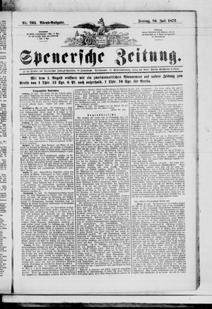 Spenersche Zeitung vom 26.07.1872