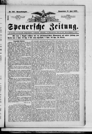 Spenersche Zeitung vom 27.07.1872