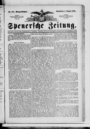 Spenersche Zeitung vom 03.08.1872
