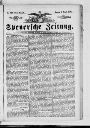 Spenersche Zeitung vom 05.08.1872