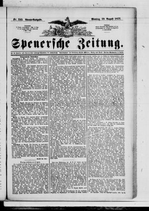 Spenersche Zeitung vom 19.08.1872