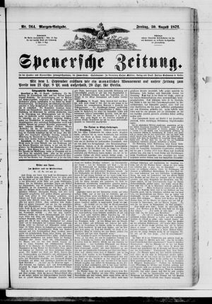 Spenersche Zeitung vom 30.08.1872